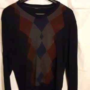 Cotton Argyle Sweater